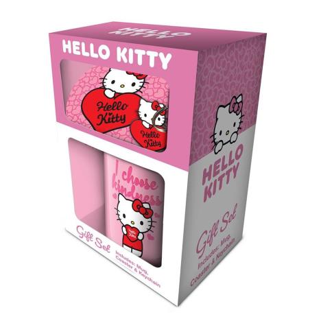 Hello Kitty Mug Coaster & Keychain Gift Set Extra Image 2